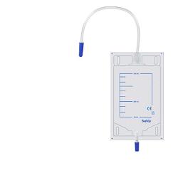 SACCA DI DRENAGGIO DA GAMBA PER INCONTINENZA TUBO 10 CM 10 PEZZI - farmasorriso.com