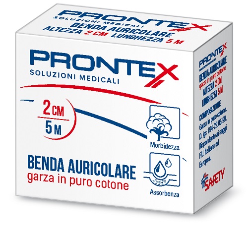 PRONTEX BENDA AURICOLARE 2 CM - farmasorriso.com