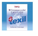 PRONTEX GARZA COMPRESSA OCULARE NON ADESIVA COTONE 10 PEZZI - farmasorriso.com