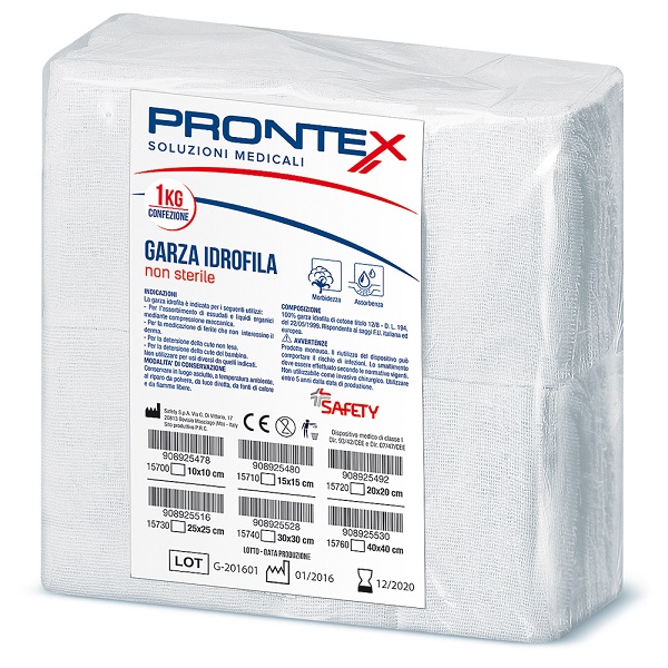 PRONTEX GARZA 40X40CM 1KG - farmasorriso.com