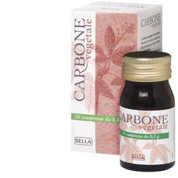 CARBONE VEGETALE 50 COMPRESSE - farmasorriso.com
