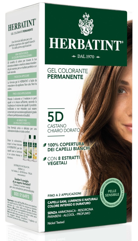HERBATINT 5D CASTANO CHIARO DORATO 150 ML - farmasorriso.com