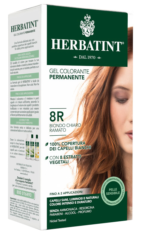 HERBATINT 8R BIONDO CHIARO RAMATO 150 ML - farmasorriso.com
