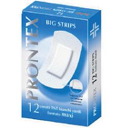 CEROTTO PRONTEX BIG STRIPS ASTUCCIO DA 12 PEZZI FORMATO MAXI - farmasorriso.com