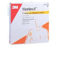 GARZA COMPRESSA STERIMED IN COTONE 20 FILI 10X10CM 25 PEZZI - farmasorriso.com