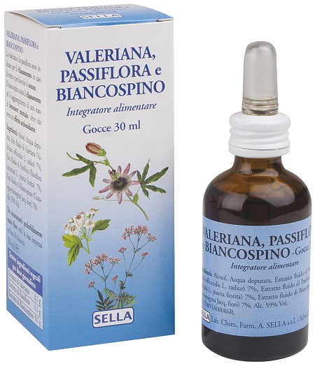 VALERIANA PASSIFLORA BIANCOSPINO - farmasorriso.com