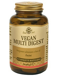 VEGAN MULTI DIGEST 50 TAVOLETTE MASTICABILI - farmasorriso.com