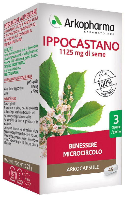 ARKO CAPSULE IPPOCASTANO 45 CAPSULE - farmasorriso.com