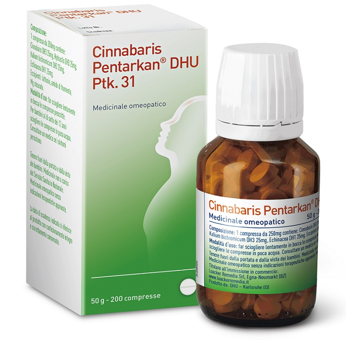 CINNABARIS 31 PTK 200 COMPRESSE 50 G - farmasorriso.com
