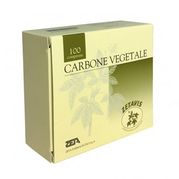 ZETAVIS CARBONE VEGETALE 40 COMPRESSE - farmasorriso.com