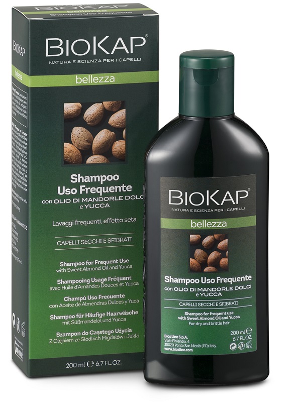 BIOKAP BELLEZZA SHAMPOO USO FREQUENTE 200 ML BIOSLINE - farmasorriso.com