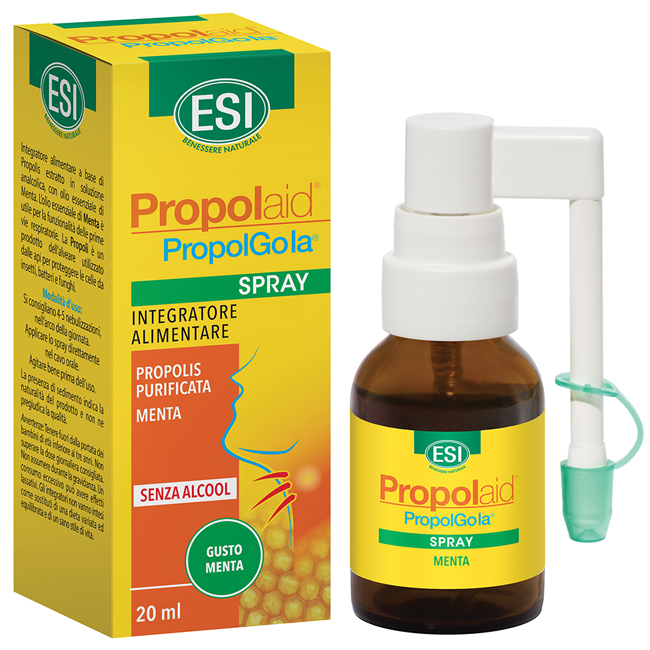 ESI PROPOLAID SPRAY GOLA ANALCOLICO MENTA 20 ML - farmasorriso.com