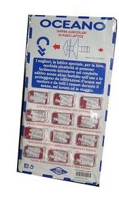 TAPPO AURICOLARE IN LATTICE OCEANO 2 PEZZI - farmasorriso.com