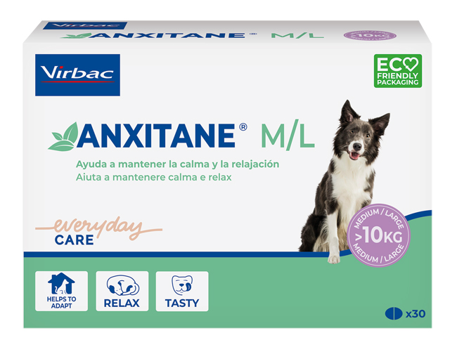 ANXITANE M/L SUPPLEMENTO NUTRIZIONALE SCATOLA 30 COMPRESSE APPETIBILI - farmasorriso.com