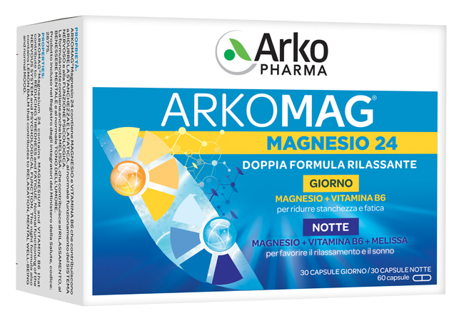 MAGNESIO 24 60 CAPSULE - farmasorriso.com