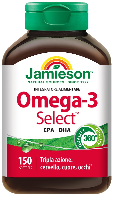 OMEGA-3 SELECT JAMIESON 150 PERLE - farmasorriso.com