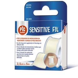 CEROTTO IN ROCCHETTO PIC SENSITIVE FIX TELA 2,5X500 CM CON FUSTELLA 1 PEZZO - farmasorriso.com