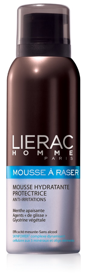 LIERAC HOMME MOUSSE RASATURA 150 ML - farmasorriso.com