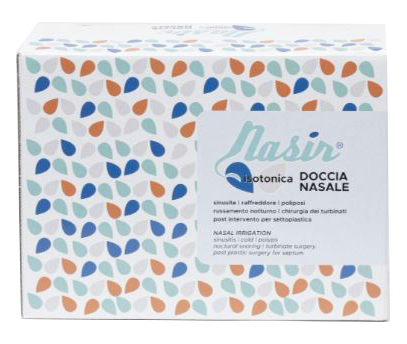 SOLUZIONE FISIOLOGICA ISOTONICA STERILE NASIR IN SCATOLA CON10 SACCHE VERSIONE LUER LOCK DA 250ML - farmasorriso.com