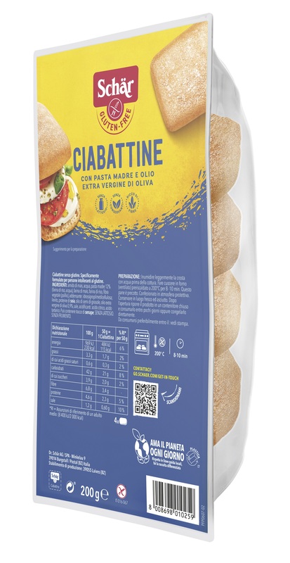 SCHAR CIABATTINA 200 G - farmasorriso.com