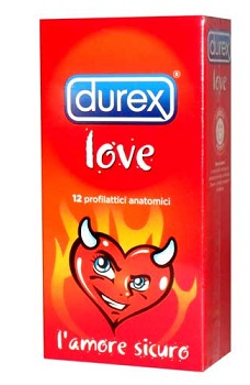 PROFILATTICO DUREX LOVE 12 PEZZI - farmasorriso.com
