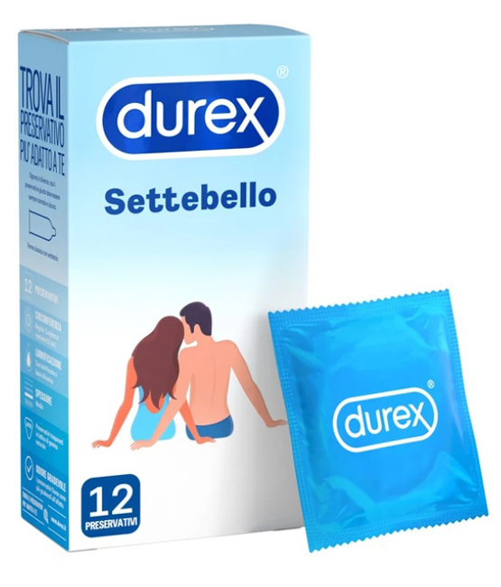 PROFILATTICO DUREX SETTEBELLO CLASSICO 12 PEZZI - farmasorriso.com