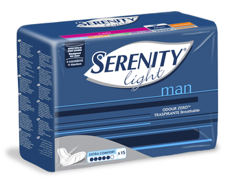 PANNOLINO SERENITY LIGHT MAN EXTRA COMFORT 15 PEZZI - farmasorriso.com