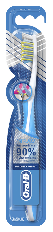 ORALB CROSS ACTION ANTI PLACCA PRO EXPERT SPAZZOLINO MANUALE - farmasorriso.com