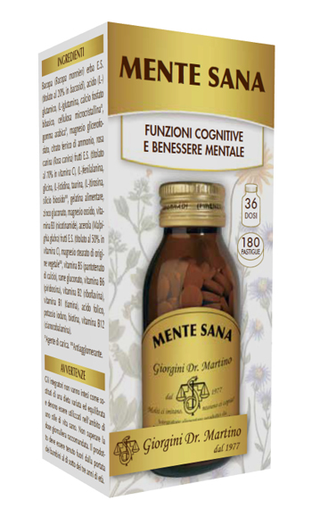 MENTE SANA 180 PASTIGLIE - farmasorriso.com