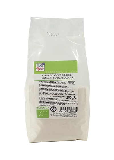 FARINA DI TAPIOCA BIO 250 G - farmasorriso.com