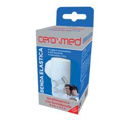 BENDA ELASTICA CEROXMED 10X450 CM CON GANCIO 1 PEZZO - farmasorriso.com