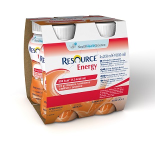 RESOURCE ENERGY ALBICOCCA 4 BOTTIGLIE 200 ML - farmasorriso.com