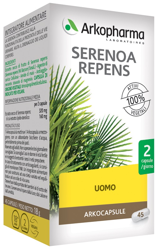 SERENOA REPENS 45 CAPSULE - farmasorriso.com