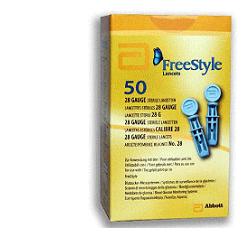 LANCETTE PUNGIDITO FREESTYLE GAUGE 28 50 PEZZI - farmasorriso.com