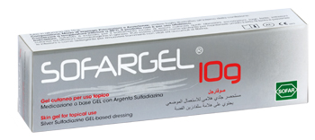 SOFARGEL GEL CON SULFADIAZINA ARGENTICA 10 G - farmasorriso.com