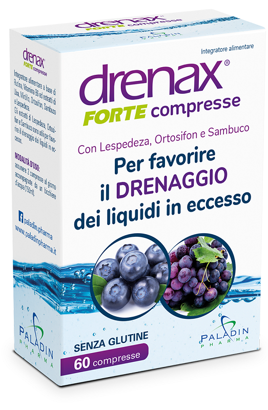 DRENAX FORTE MIRTILLO 60 COMPRESSE - farmasorriso.com
