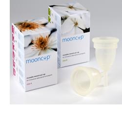 COPPETTA MESTRUALE MOONCUP TAGLIA A GRANDE PER DONNE CON PIU' DI 30 ANNI - farmasorriso.com