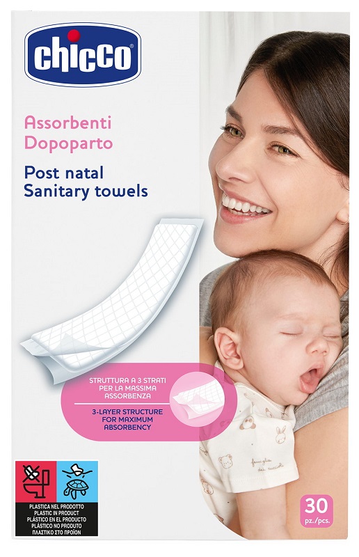 CHICCO ASSORBENTI PROTECTION POSTPARTO 30 PEZZI - farmasorriso.com