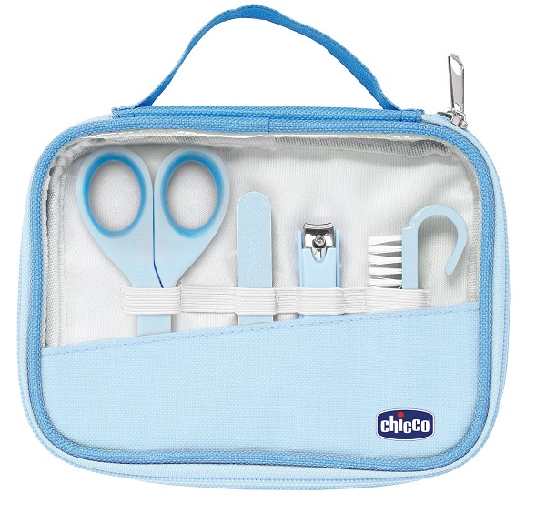 CHICCO SET UNGHIE BAMBINO AZZURRO-VERDE - farmasorriso.com