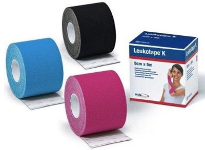 BENDA ADESIVA LEUKOTAPE K PER TAPING FISIOTERAPICO LARGHEZZA 5 CM LUNGHEZZA 5 M COLORE AZZURRO IN ROTOLO - farmasorriso.com