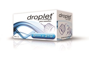 AGO PER PENNA DA INSULINA DROPLET GAUGE 31 8 MM 100 PEZZI - farmasorriso.com