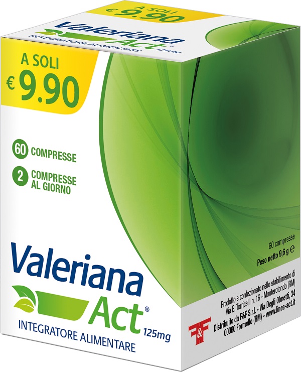 VALERIANA ACT 60 COMPRESSE - farmasorriso.com