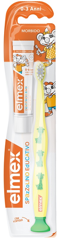 ELMEX SPAZZOLINO BIMBI EDUCATIVO NEW 0-3 ANNI - farmasorriso.com