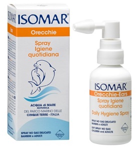 ISOMAR ORECCHIE ACQUA DI MARE SPRAY NO GAS PER IRRIGAZIONE DELL'ORECCHIO 50ML - farmasorriso.com