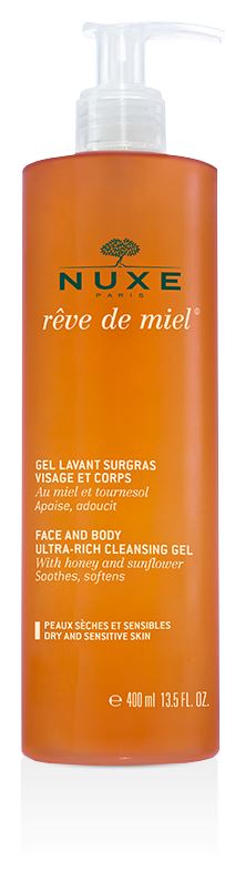 NUXE REVE DE MIEL GEL DETERGENTE VISO E CORPO 400 ML - farmasorriso.com