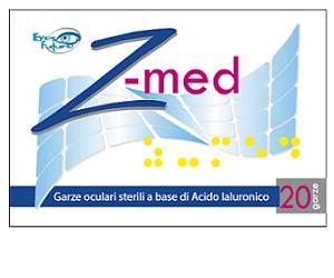 GARZA OCULARE Z MED MEDICATA CON ACIDO IALURONICO STERILE 20 BUSTE - farmasorriso.com