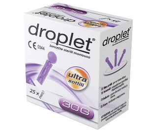 LANCETTE PUNGIDITO DROPLET GAUGE 30 25 PEZZI - farmasorriso.com