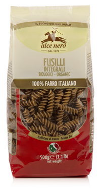 FUSILLI 100% FARRO INTEGRALE BIO 500 G - farmasorriso.com