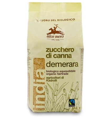 ZUCCHERO DI CANNA DEMERARA BIO INDIA FAIRTRADE 500 G - farmasorriso.com