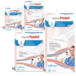MEDICAZIONE MEDIPRESTERIL POST OPERATORIA DELICATA STERILE 8X10 4 PEZZI - farmasorriso.com